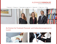 Tablet Screenshot of alexandergonzalez.ch